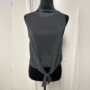 Women's Black Sleeveless Top